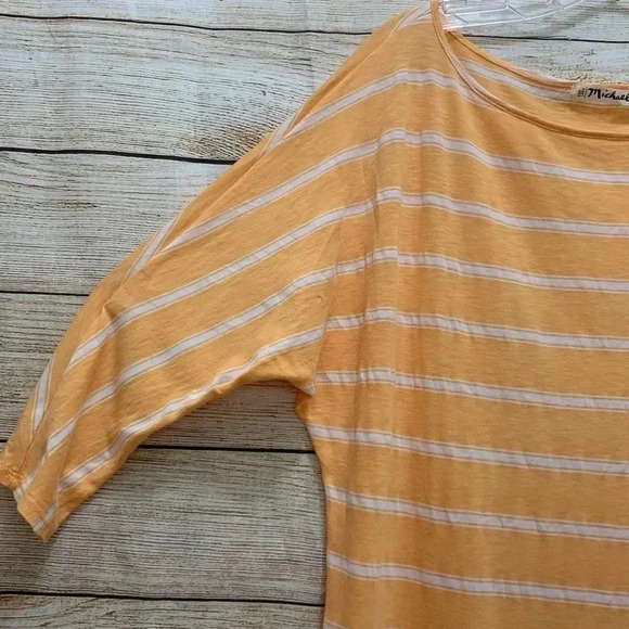 Michael Stars Dolman Sleeve Stripe Tunic Top - Picture 4 of 12